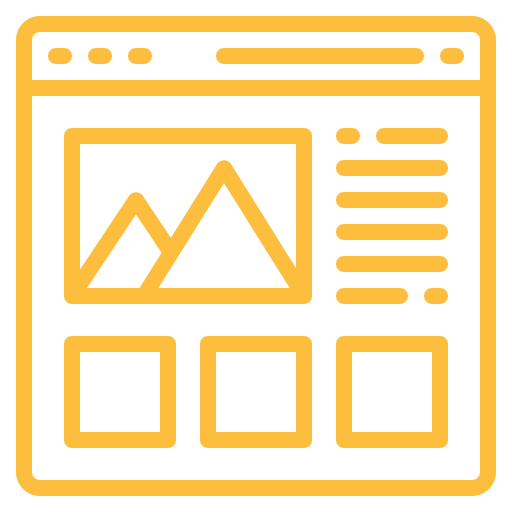 website layout