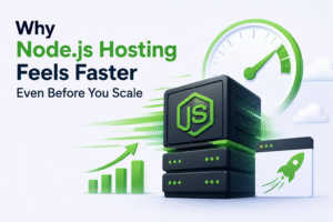 Read more about the article Why Node.js Hosting Feels Faster Even Before You Scale