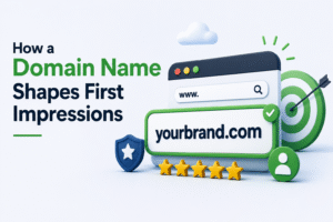 Read more about the article How a Domain Name Shapes First Impressions Before a Website Even Loads